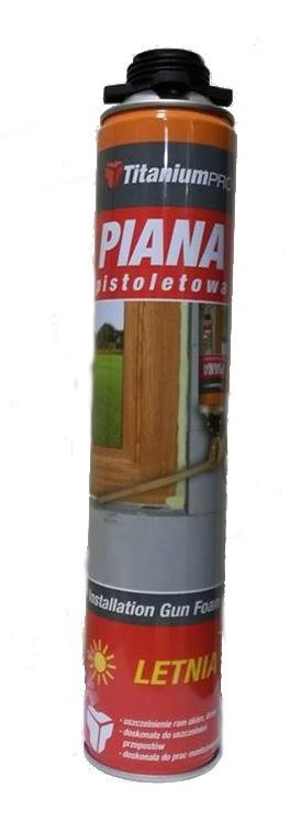 PIANKA PISTOLETOWA 750ML TITANIUM PRO NISKOPRĘŻNA