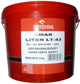 SMAR LITOWY ŁT-43 LITEN 4,5KG ORLEN OIL