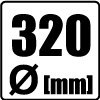 Kosiarka do trawy 1000W, szerokość 320 mm 52G572