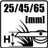 Kosiarka do trawy 1000W, szerokość 320 mm 52G572