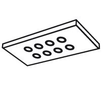 Szlifierka oscylacyjna 220W, stopa 104 x 112 mm