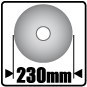 Średnica tarczy: 230 mm