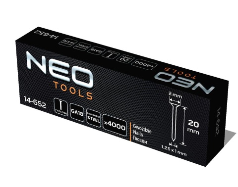 Gwoździe galwanizowane 20 mm do zszywacza pneumatycznego