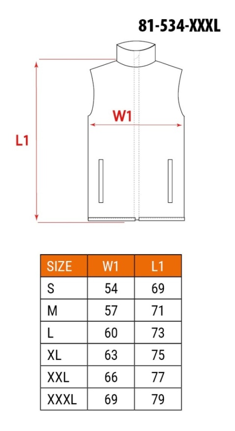 Bezrękawnik puchowy premium 81-534-S Neo