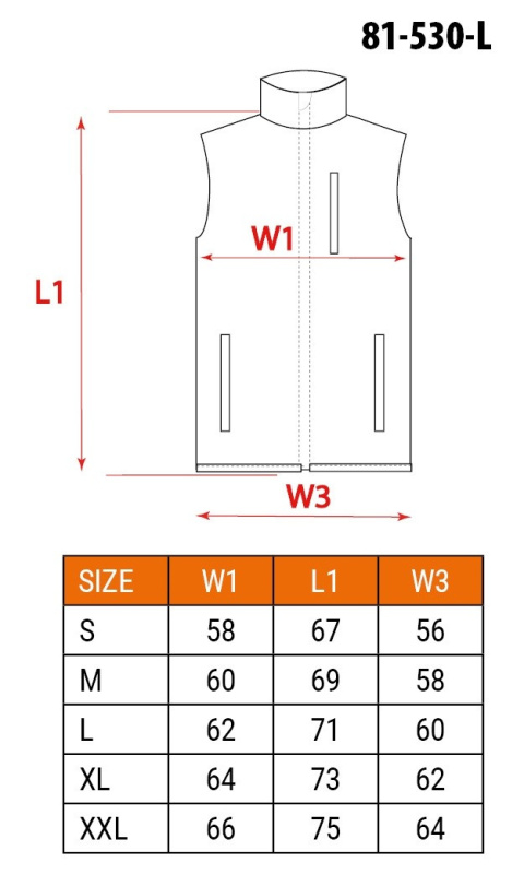 Bezrękawnik roboczy Oxford XXL/58, 81-530-XXL NEO Bezrękawnik roboczy Oxford XXL/58, 81-530-XXL NEO