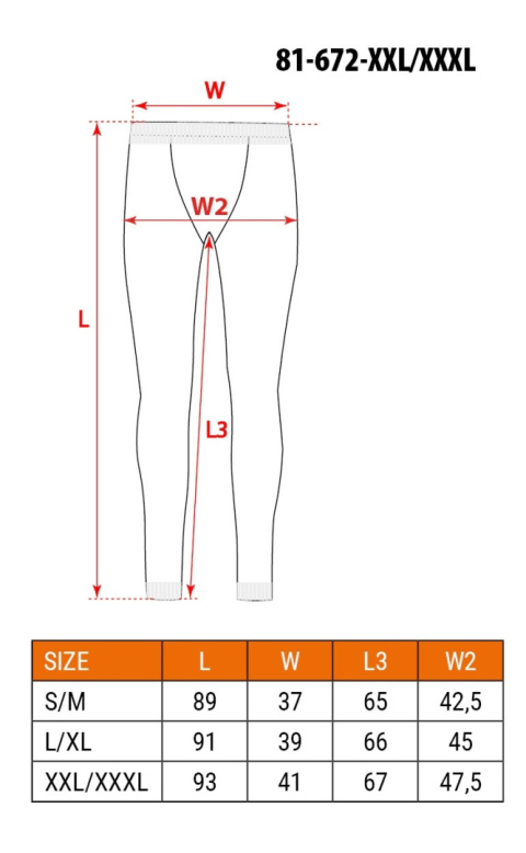 Kalesony termoaktywne COOLMAX, 81-672-L/XL Neo Kalesony termoaktywne COOLMAX, 81-672-L/XL Neo