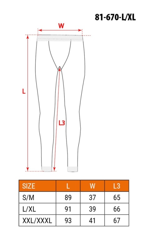 Kalesony termoaktywne roz S/M CE 81-670-S/M NEO
