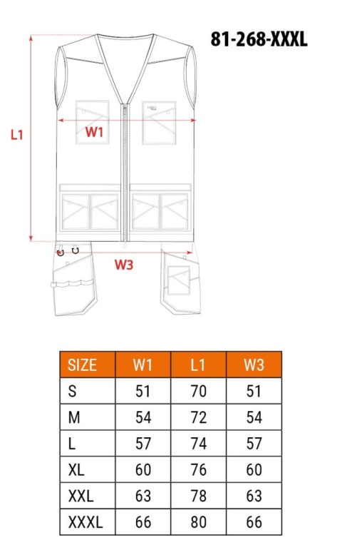Kamizelka robocza HD Slim 81-268-XXL Neo