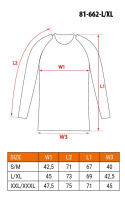 Koszulka termoaktywna COOLMAX, 81-662-L/XL