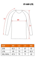 Koszulka termoaktywna, rozmiar L/XL CE 81-660 NEO