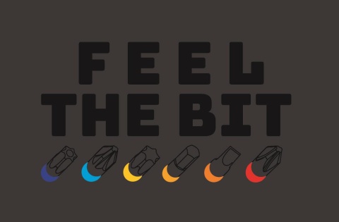 Kubek z nadrukiem FEEL THE BIT, 330ml