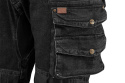 Spodnie robocze DENIM, czarne, rozmiar L