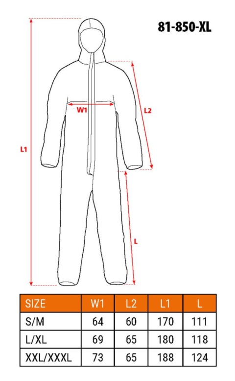 Kombinezon malarski, rozmiar L/XL