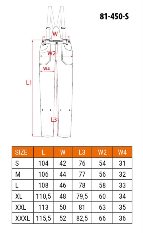 Komplet odzieży roboczej, rozmiar S