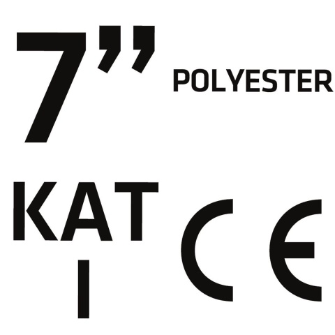 Rękawice ogrodowe , poliester, wzór kwiatki, rozmiar 7''