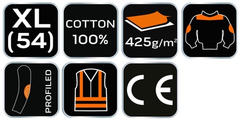 Bluza robocza Premium PRO, rozmiar XL