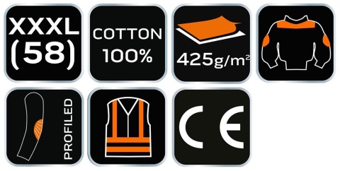 Bluza robocza Premium PRO, rozmiar XXXL