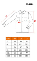 Koszula robocza DENIM, rozmiar L 81-549 Neo