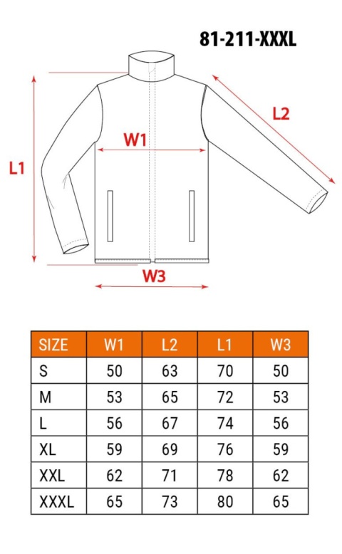 Bluza robocza CAMO, rozmiar XXL 81-211 NEO