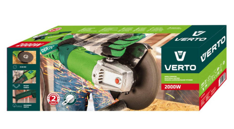 Szlifierka kątowa 2000W, 230X22,2 51G203 VERTO