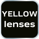Okulary ochronne z wkładką piankową, żółte soczewki