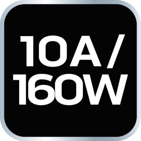 Prostownik automatyczny 10A/160W, 3-200Ah