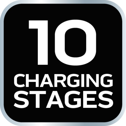 Prostownik automatyczny 10A/160W, 3-200Ah