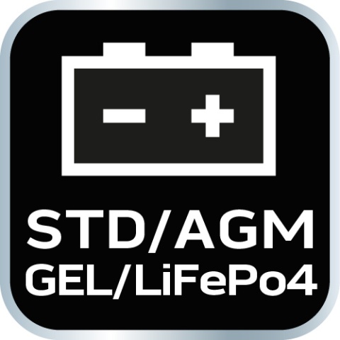 Prostownik automatyczny 10A/160W, 3-200Ah