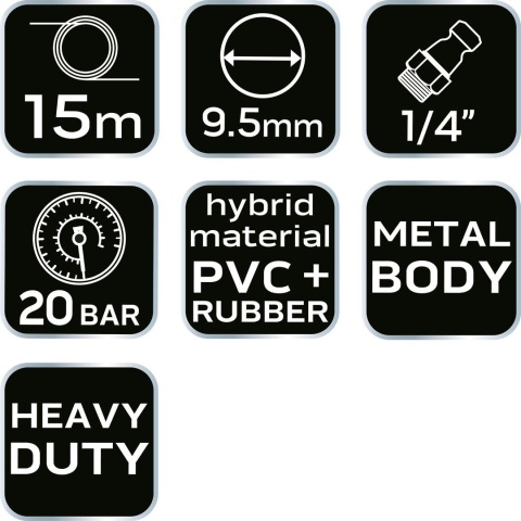Zwijadło pneumatyczne, metalowe, otwarte, 9,5mm x