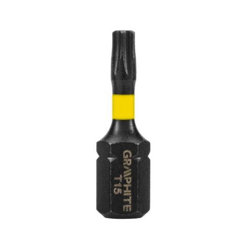 Bity udarowe TX15 x 25 mm, 20 szt. 56H544 Graphite Bity udarowe TX15 x 25 mm, 20 szt. 56H544 Graphite