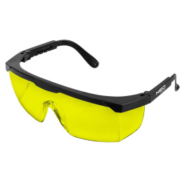 Okulary ochronne, żółte soczewki