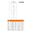 Spodnie robocze, rozmiar S/48 NEO 81-220-S