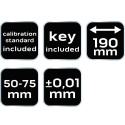 Mikrometr noniuszowy 50-75 mm