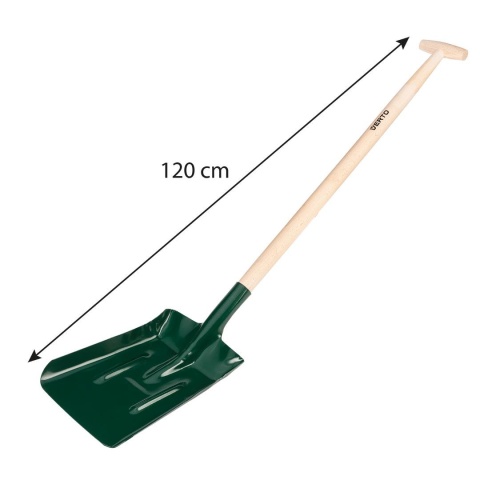 Łopata węglowa, trzonek drewniany, uchwyt T 15G021 Verto