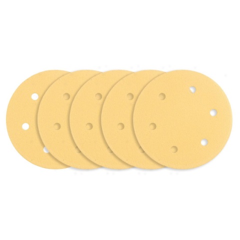 Papier ścierny na rzep 225 mm, K120, 5 szt., z 6 o