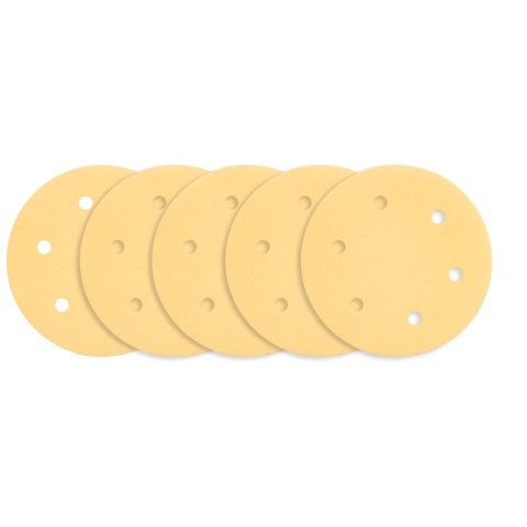 Papier ścierny na rzep 225 mm, K180, 5 szt., z 6 o