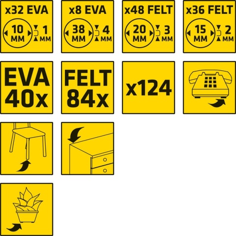 Podkładki filcowe i p