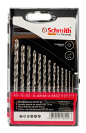 Komplet wierteł do metalu HSS 13szt Schmith SQWM-03