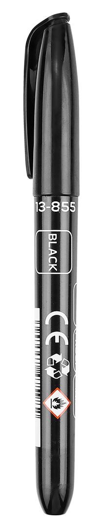 Marker budowlany, czarny, permanentny, wodoodporny, olejowy, wielokrotność 30 sz