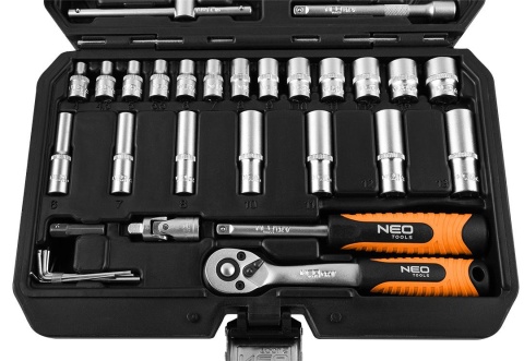 Zestaw kluczy 55 elementów 1/4"
