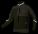 Bluza softshell OUTDOOR, zielona, rozmi