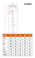 Spodnie robocze OUTDOOR, 4 way stret