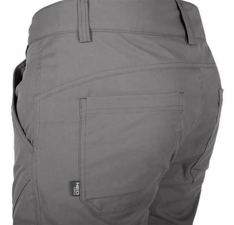 Spodnie robocze OUTDOOR, 2 way stretch, szare, Spodnie robocze OUTDOOR, 2 way stretch, szare,
