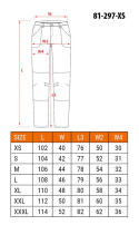 Spodnie robocze OUTDOOR, 2 way s