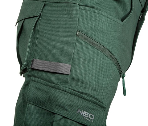Spodnie robocze OUTDOOR, typu jogger, zielone, ro