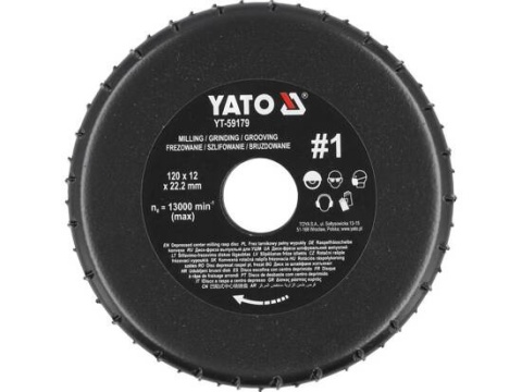 FREZ TARNIK 120X12 22,2 YT-59179 YATO