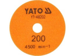 TARCZA DIAMENOTWA DO SZLIFOWANIA GRESU 100MM GR.200 YT-48202