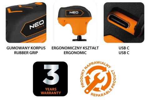 MINI URZĄDZENIE WIELOFUNKCYJNE/POLERKA 4V, LI-ION, USB