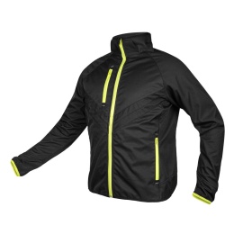 KURTKA MIX&MATCH SOFTSHELL, CZARNO-ŻÓŁTA, ROZMIAR XXL
