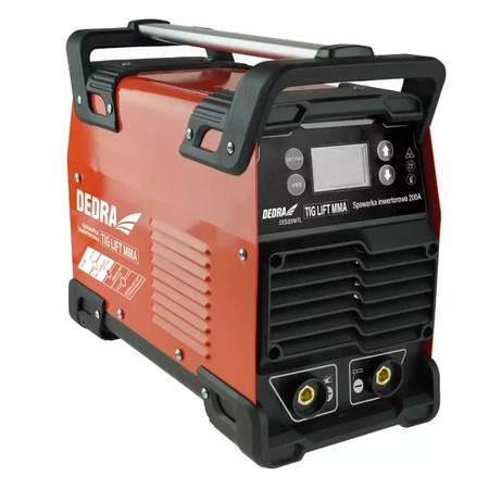 Spawarka inwertorowa MMA, elektroniczna DEDRA DESI201MTL max 200A, wyświetlacz LCD Spawarka inwertorowa MMA, elektroniczna DEDRA DESI201MTL max 200A, wyświetlacz LCD